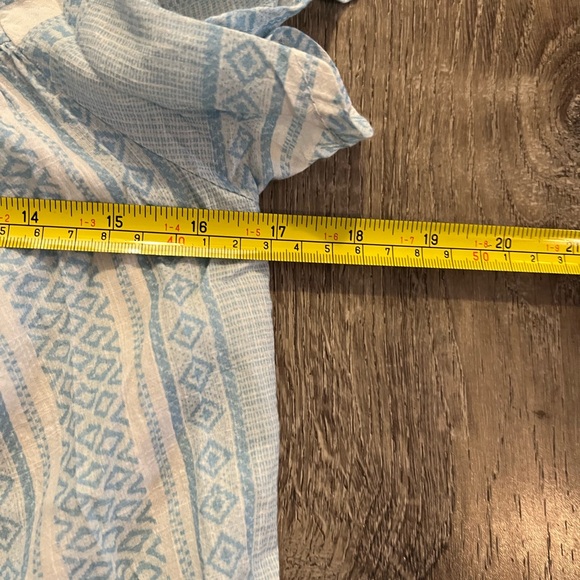 Anthropologie Maeve Tiered Striped Mini Dress - Picture 6 of 8